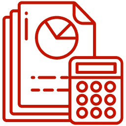 Simple cost and billing icon