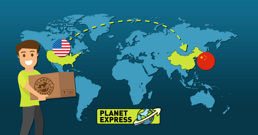 shipping from USA to China