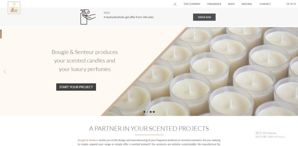 Bougie Senteur Private Label Candle Manufacturers