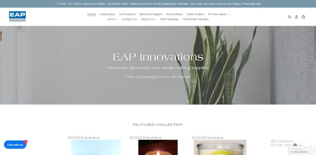 EAP Innovations Private Label Candle Manufacturers