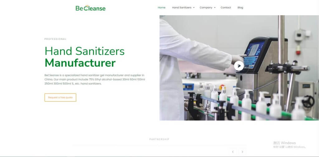 private label hand sanitizer