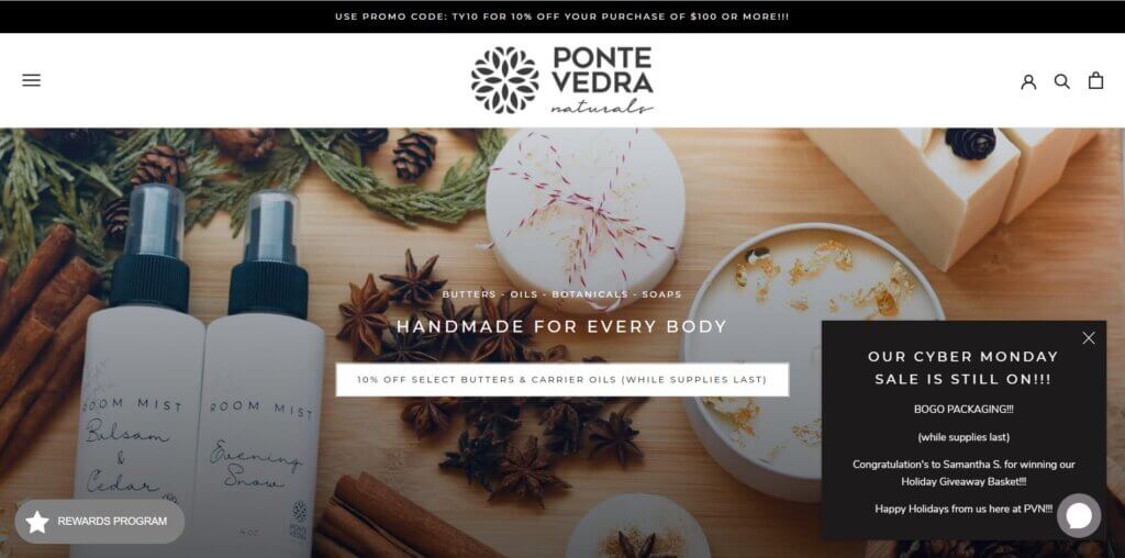 Ponte Vedra Naturals Private Label Body Butter Manufacturers