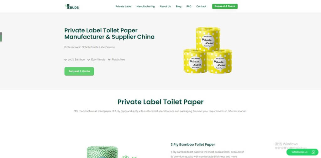 The Best Tissue Private Label Toilet Paper Manufacturers