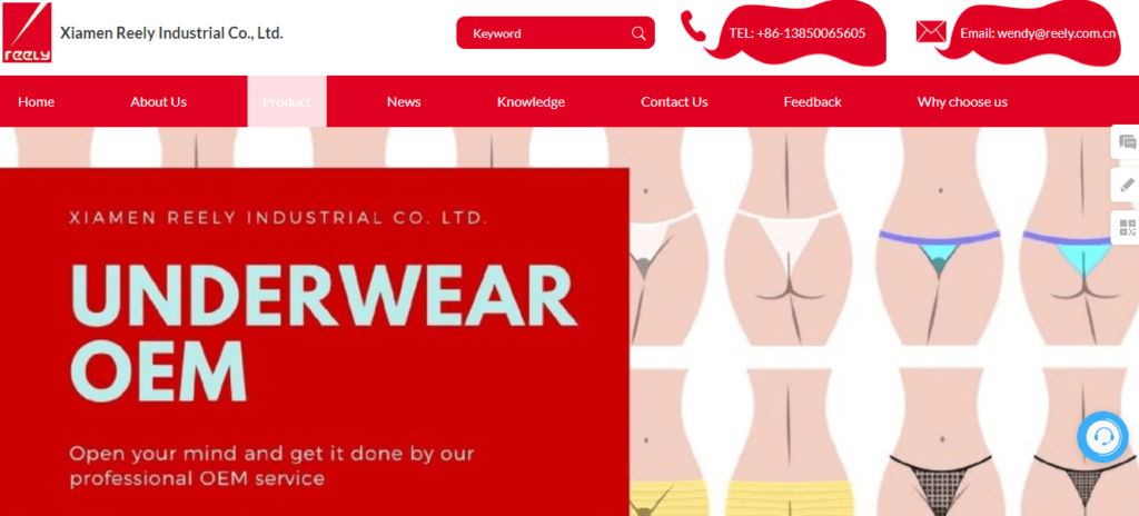 Private Label Intimate Apparel Manufacturers - NF Seamless Manufacturing  Company