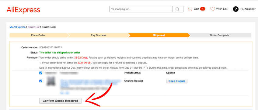 how to leave a review on aliexpress