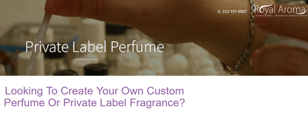 Perfume private label companies